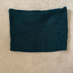 Velvet Green Tube Top Size Medium